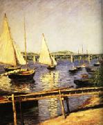 Gustave Caillebotte Sail Boats at Argenteuil